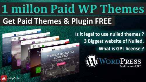How to download wordpress Premium Themes FREE | Nulled Themes | Legal or not | GPL theme or plugin